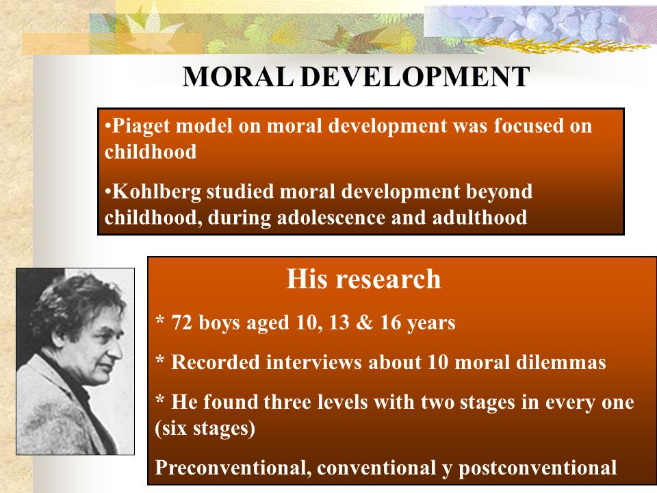Consider, Moral development adults Theme, very Moral development adults